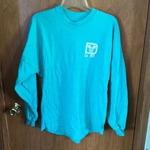 Walt Disney World Spirit Jersey. Teal with white lettering